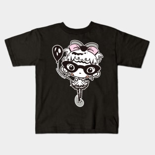 cute halloween whimsical cute girl illustration Kids T-Shirt